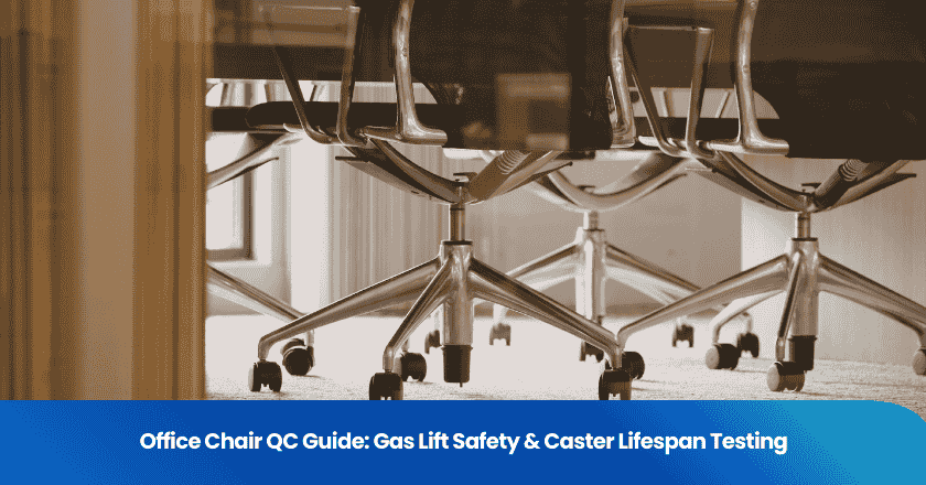 Office Chair QC Guide: Gas Lift Safety & Caster Lifespan Testing